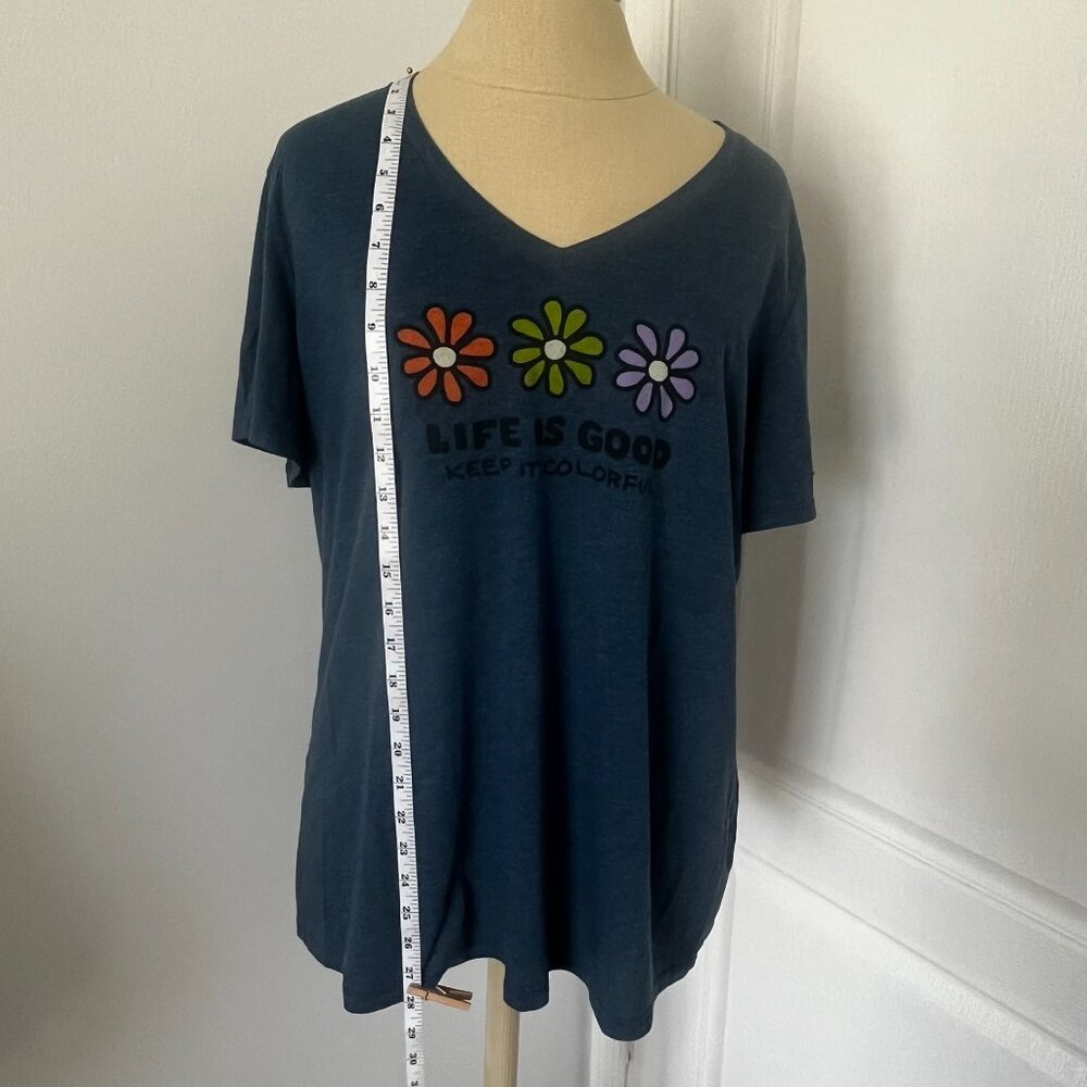 Women's Life Is Good T-Shirt XL